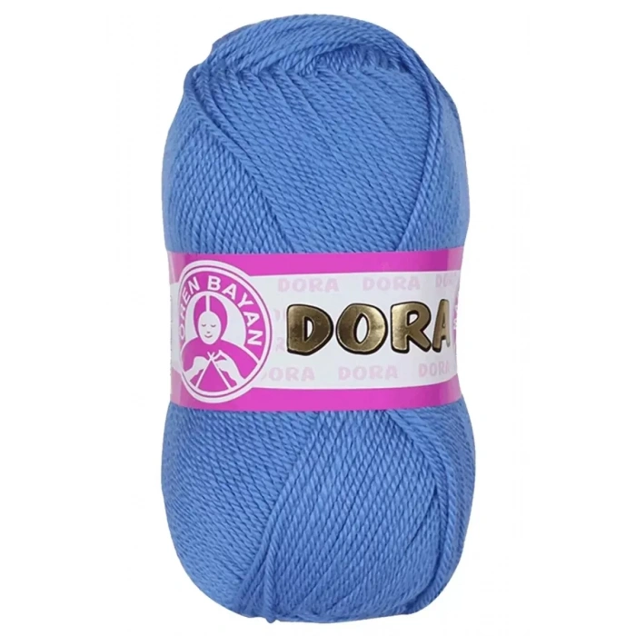 HERŞEYTREND 1 Adet Dora El Örgü İpi Yünü 100 gr 015 Mavi