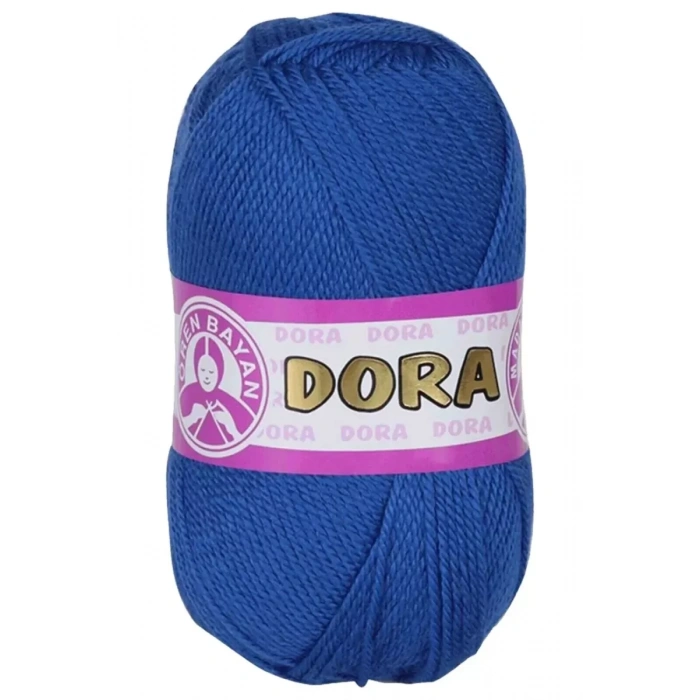 HERŞEYTREND 1 Adet Dora El Örgü İpi Yünü 100 gr 016 Saks Mavi