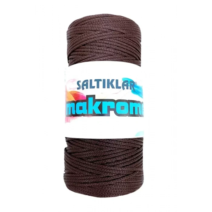 HERŞEYTREND 1 Adet Polyester Makrome İpi 2070 Kahve 100 gr