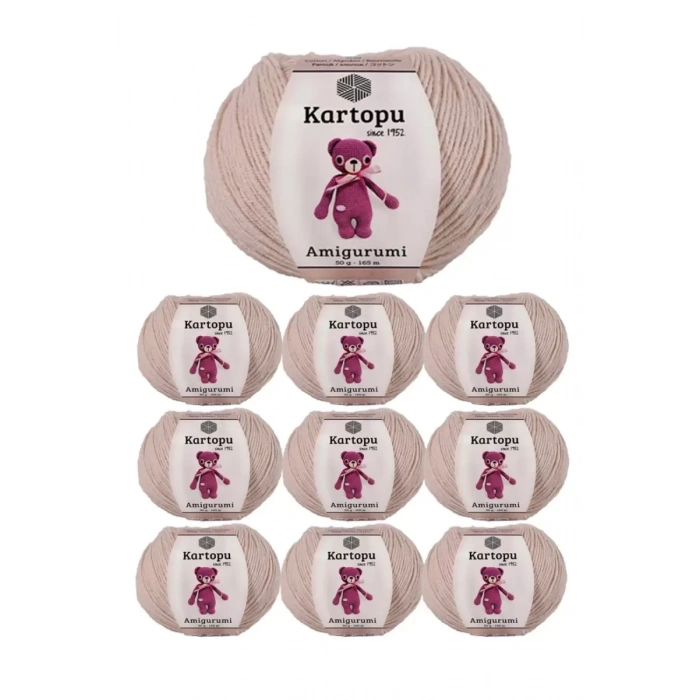 HERŞEYTREND 10 Adet Amigurumi El Örgü İpi 50gr 793
