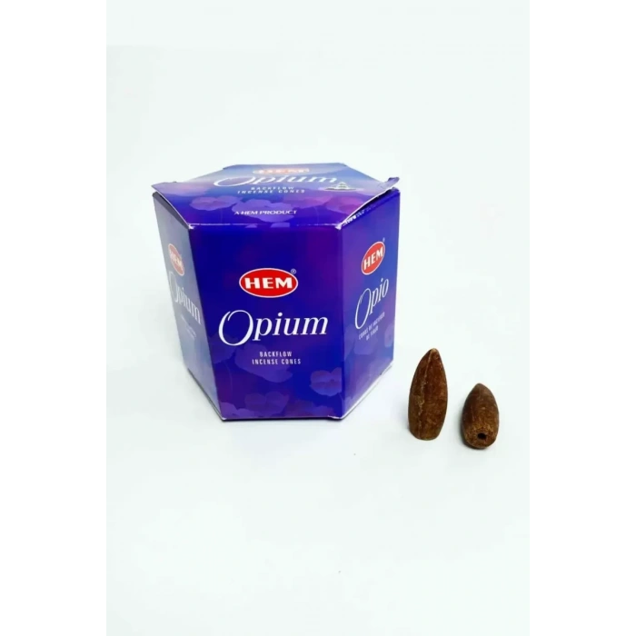 HERŞEYTREND 10 Adet Geri Akış Backflow Şelale Tütsü Konisi Tütsü Back Opium Gül