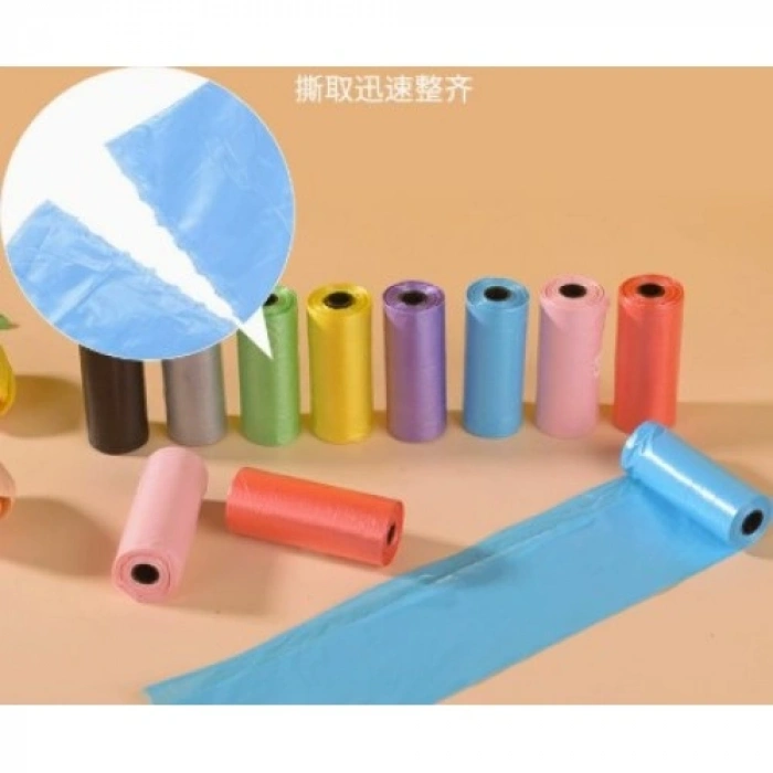 HERŞEYTREND 12li Köpek Dışkı Poşeti Düz Renkli Set