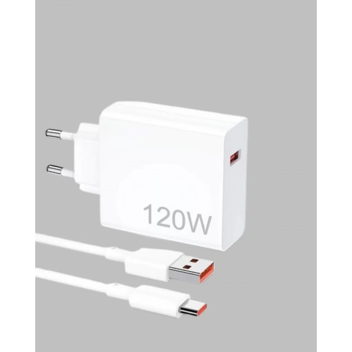 HERŞEYTREND 120 Watt Type C Şarj Başlığı Poco X3 X4 X5 Pro Uyumlu
