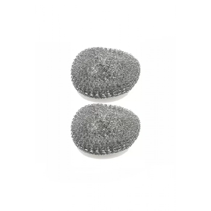 HERŞEYTREND 2 Adet Paslanmaz Çelik Bulaşık Teli Poşetli 60 gr