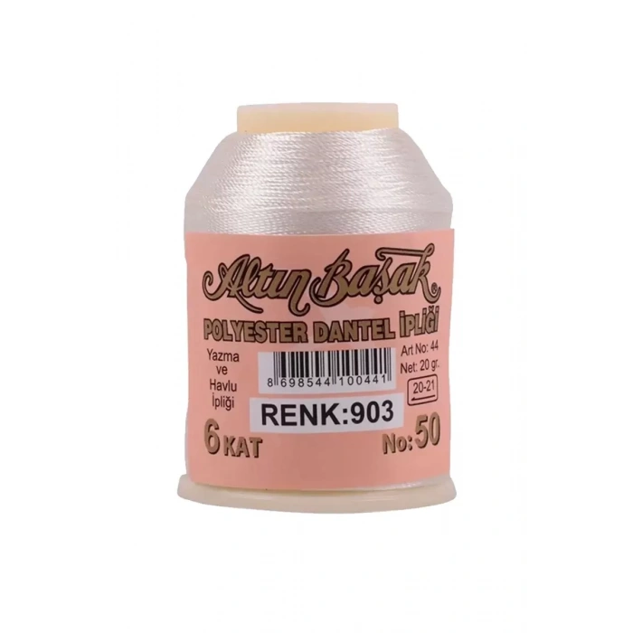 HERŞEYTREND 3 Adet Altınbaşak Oya ve Dantel İpi 20 gr - Royaleks - No: 903