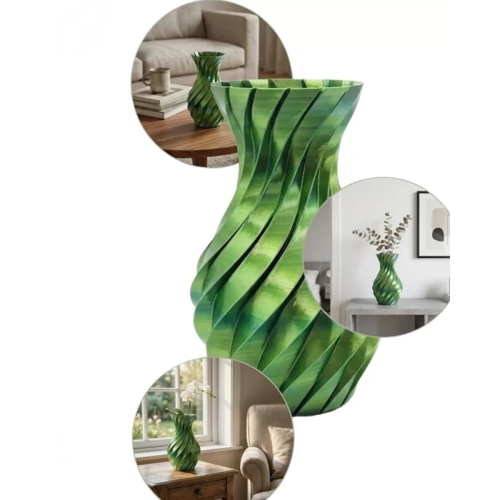 HERŞEYTREND 3D ÜRÜN SPİRAL VAZO