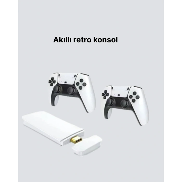 HERŞEYTREND 3D ve 4K Görüntü Kaliteli Çok Oyunculu Retro Oyun Konsolu