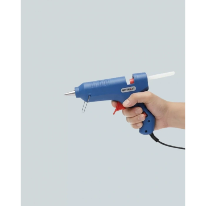 HERŞEYTREND 40W Sıcak Mum Silikon Tabancası 5 Silikon Hediyeli Hızlı Yapıştırma