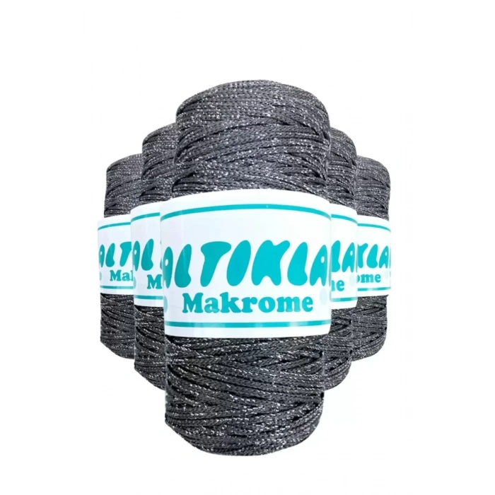 HERŞEYTREND 5 Adet Polyester Simli Makrome İpi S-420