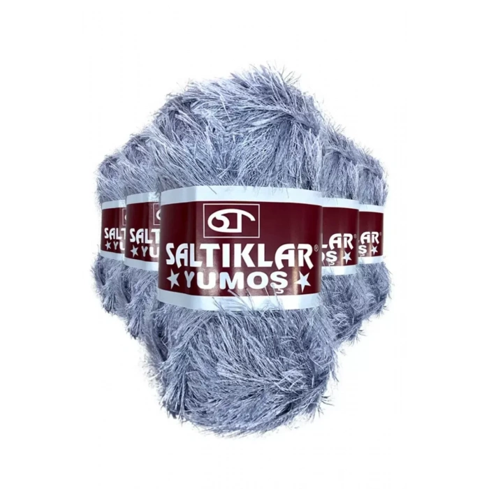 HERŞEYTREND 5 Adet Yumoş Sakallı El Örgü Ipi Yünü 06