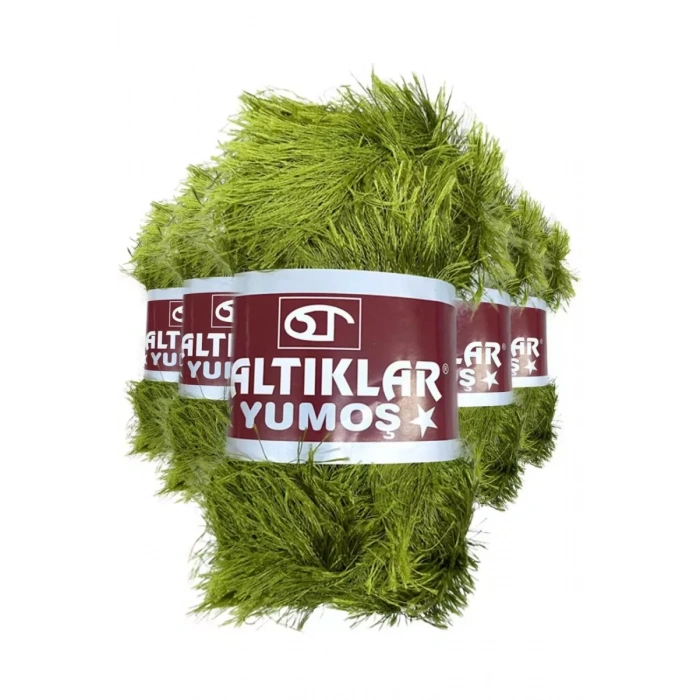 HERŞEYTREND 5 Adet Yumoş Sakallı El Örgü Ipi Yünü 44