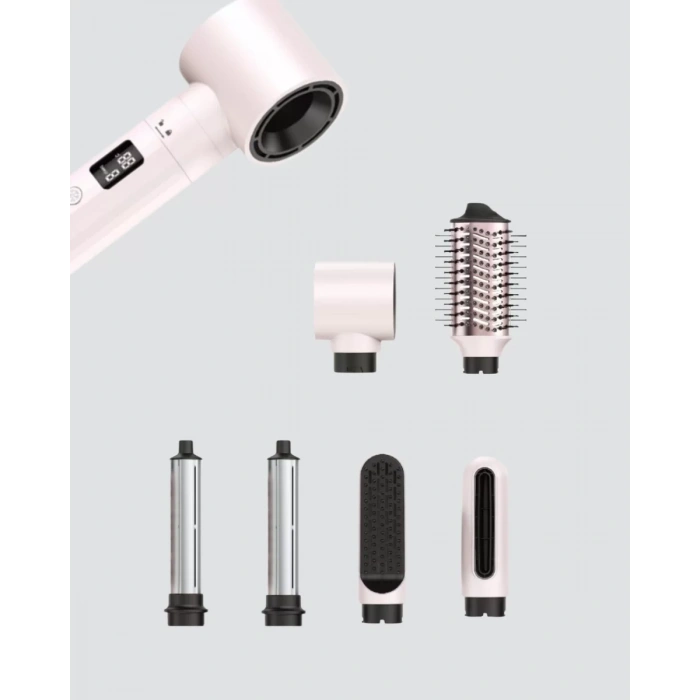 HERŞEYTREND 6 Başlıklı Hızlı Kurutma ve Bukle Şekillendirme Seti