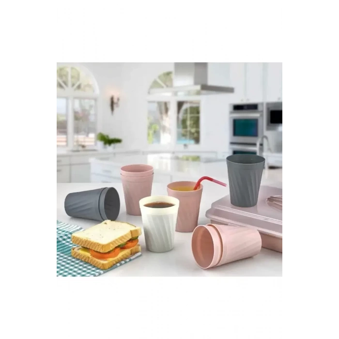 HERŞEYTREND 6lı Plastik Bardak Seti - Piknik Bardağı Seti