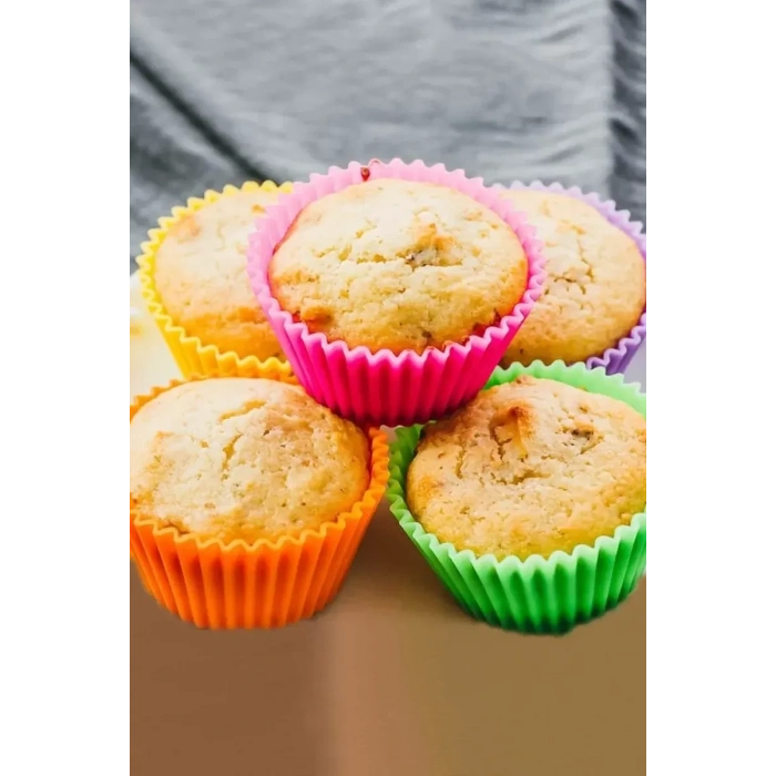 HERŞEYTREND 6lı Silikon Kek Kalıbı Royaleks-OKY-002