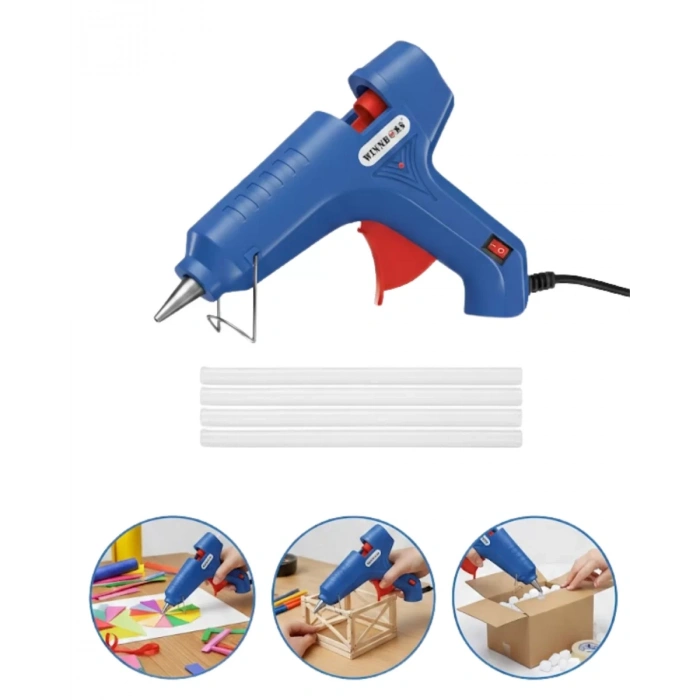 HERŞEYTREND Ağır Hizmet Tipi 100 W Silikon Tabancası 11 mm Uyumlu 5 Silikon Hediyeli