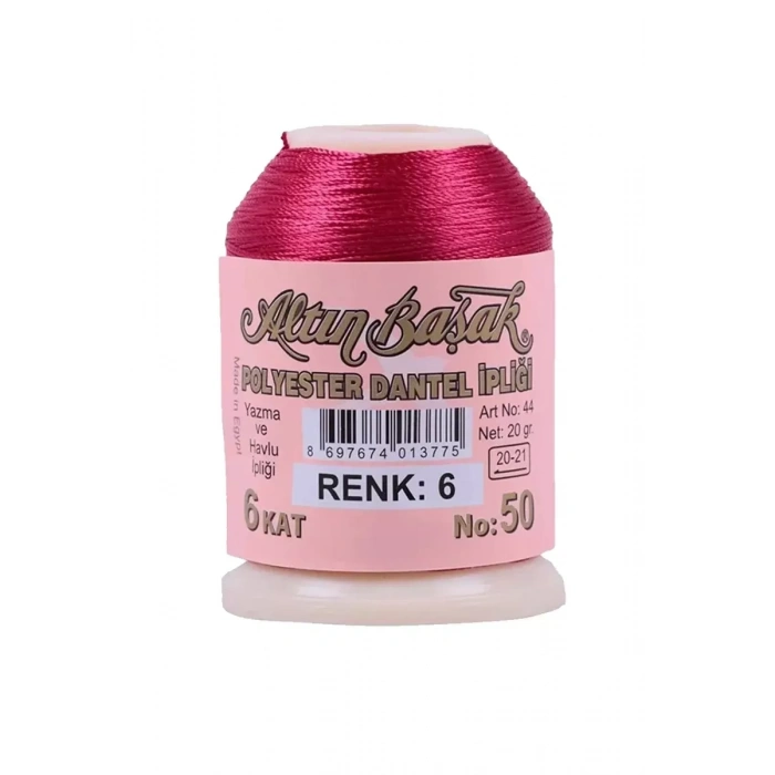 HERŞEYTREND Altınbaşak Oya ve Dantel İpi 20 gr - Royaleks - No: 006