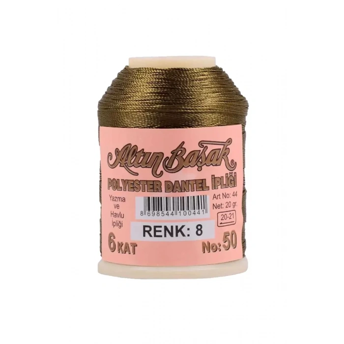 HERŞEYTREND Altınbaşak Oya ve Dantel İpi 20 gr - Royaleks - No: 008