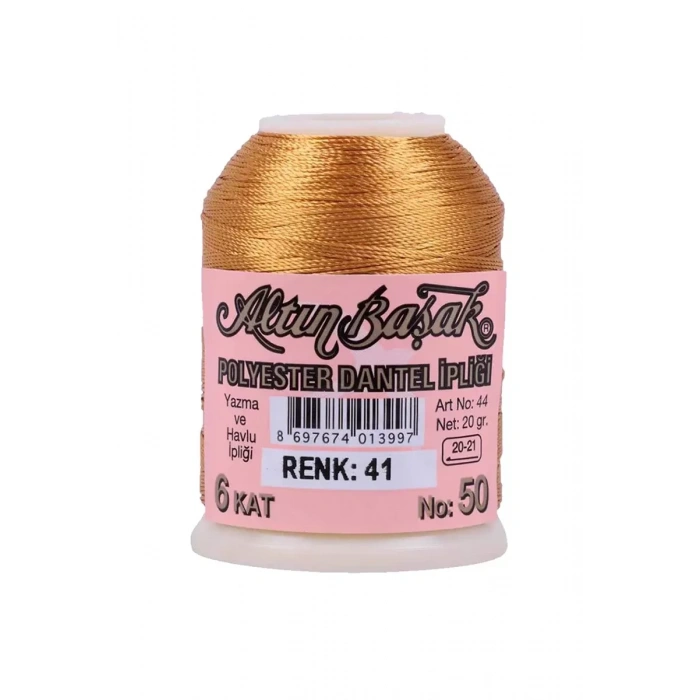 HERŞEYTREND Altınbaşak Oya ve Dantel İpi 20 gr - Royaleks - No: 041