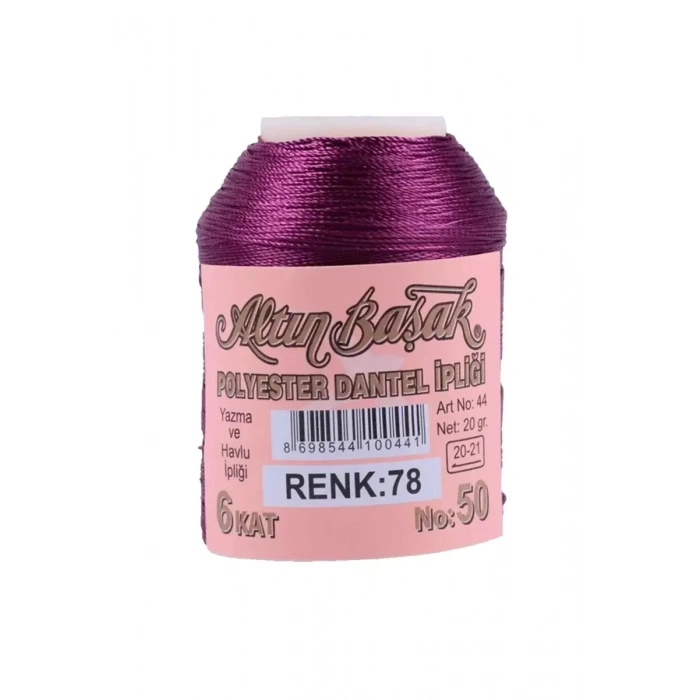 HERŞEYTREND Altınbaşak Oya ve Dantel İpi 20 gr - Royaleks - No: 078