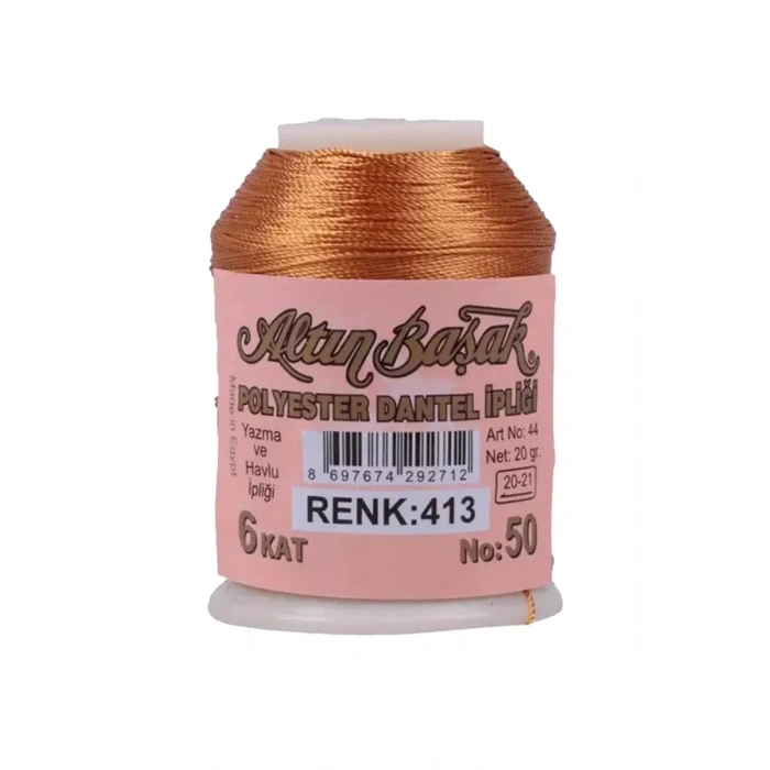 HERŞEYTREND Altınbaşak Oya ve Dantel İpi 20 gr - Royaleks - No: 413