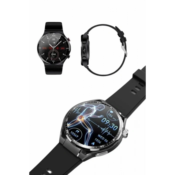 HERŞEYTREND Amoled Ekran Akıllı Saat Üç Kordonlu İOS Android Uyumlu