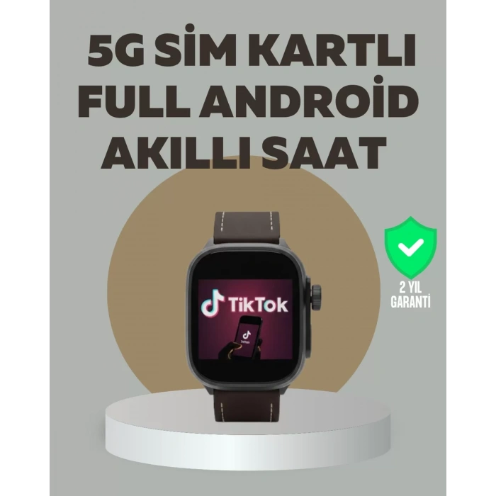 HERŞEYTREND Android Akıllı Saat 5G Destekli Uygulama İndirme