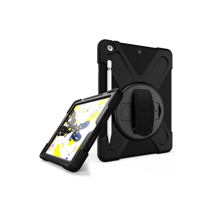 HERŞEYTREND Apple İpad Air 13 (2024) Kılıf Amazing Tablet Kapak - Siyah