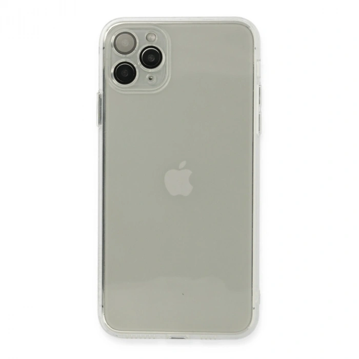 HERŞEYTREND Apple İphone 11 Pro Max Kılıf Fly Lens Silikon - Şeffaf