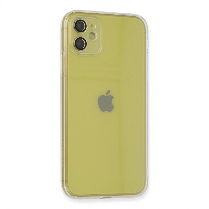 HERŞEYTREND Apple İphone 12 Kılıf Fly Lens Silikon - Şeffaf