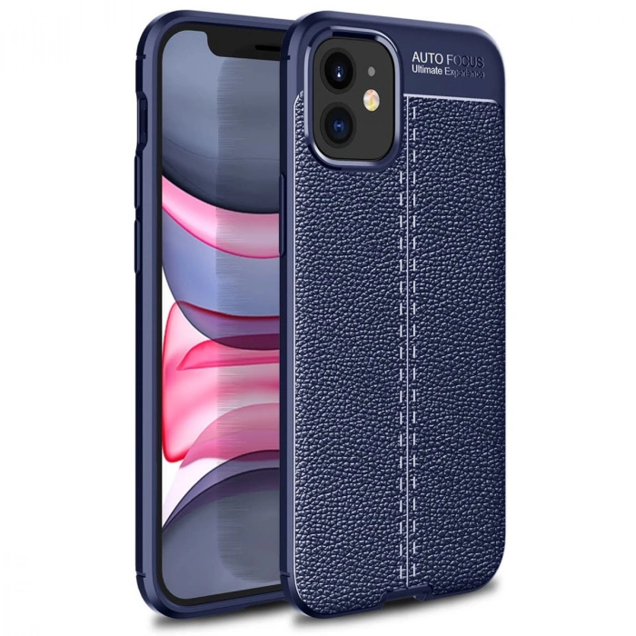 HERŞEYTREND Apple İphone 12 Mini Kılıf Auto Focus Kapak - Lacivert