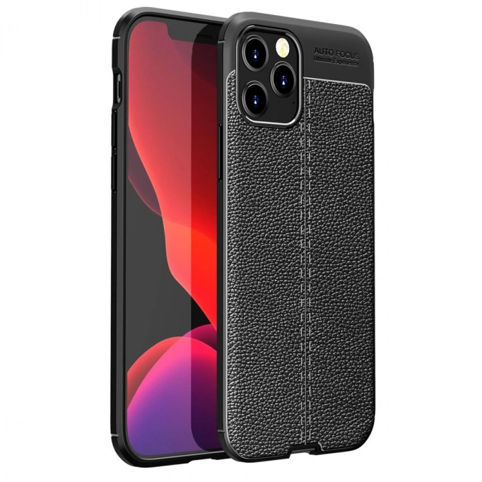 HERŞEYTREND Apple İphone 12 Pro Max Kılıf Auto Focus Kapak - Siyah