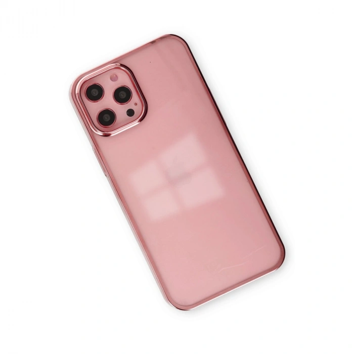 HERŞEYTREND Apple İphone 12 Pro Max Kılıf Element Silikon - Pembe