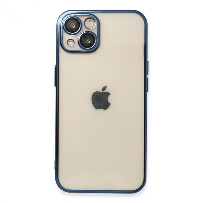 HERŞEYTREND Apple İphone 13 Kılıf Razer Lensli Silikon - Lacivert