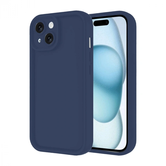 HERŞEYTREND Apple İphone 14 Kılıf Viera Silikon - Lacivert