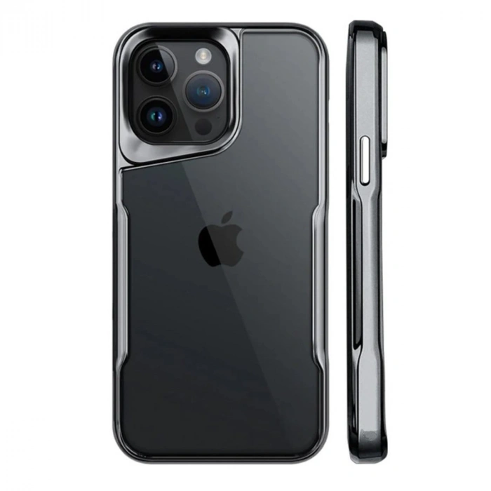 HERŞEYTREND Apple İphone 15 Pro Kılıf Boyi Silikon Kapak - Titan Gri