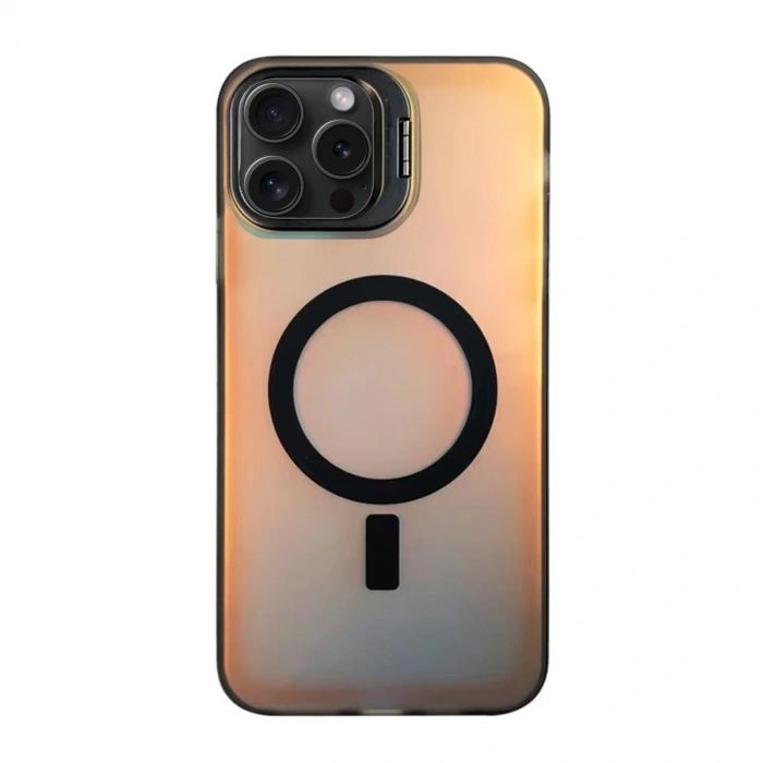 HERŞEYTREND Apple İphone 15 Pro Max Primera Magsafe Standlı Kapak - Siyah