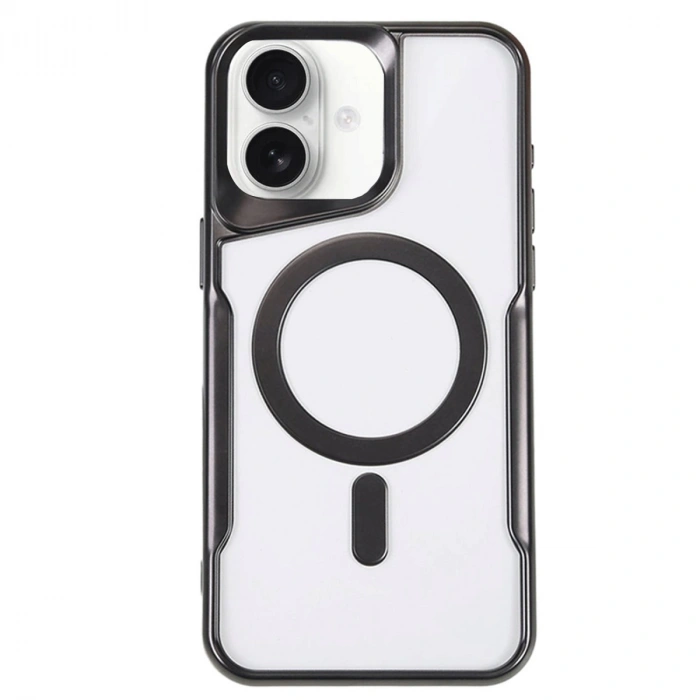 HERŞEYTREND Apple İphone 16 Kılıf Boyi Magsafe Silikon Kapak - Siyah