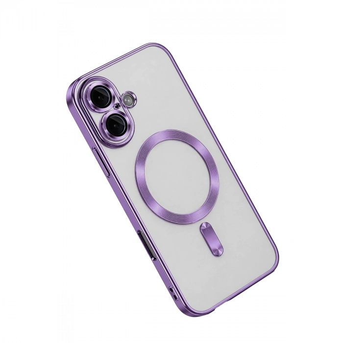 HERŞEYTREND Apple İphone 16 Kılıf Kross Magneticsafe Kapak - Mor