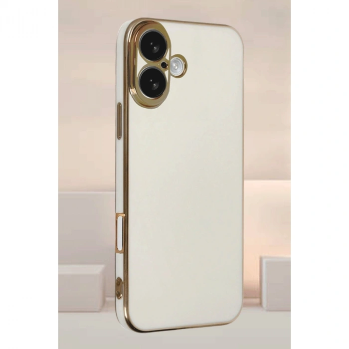 HERŞEYTREND Apple İphone 16 Kılıf Volet Silikon - Siyah