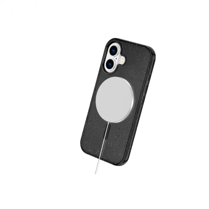 HERŞEYTREND Apple İphone 16 Plus Kılıf  Magsafe Kapak - Siyah