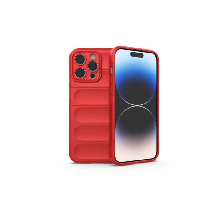 HERŞEYTREND Apple İphone 16 Pro Kılıf Optimum Silikon - Kırmızı