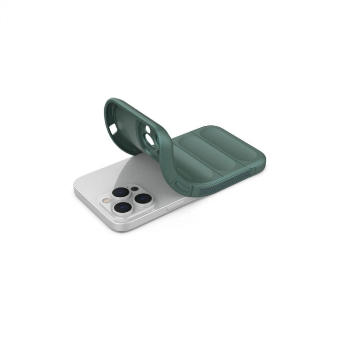 HERŞEYTREND Apple İphone 16 Pro Kılıf Optimum Silikon - Koyu Yeşil