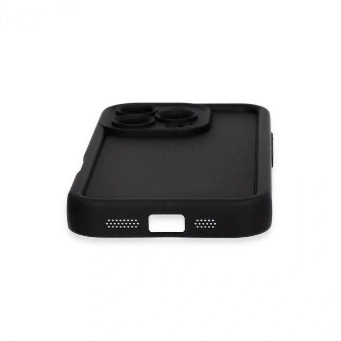 HERŞEYTREND Apple İphone 16 Pro Kılıf Viera Silikon - Siyah