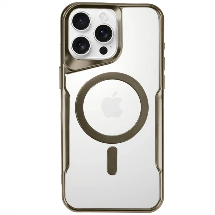 HERŞEYTREND Apple İphone 16 Pro Max Kılıf Boyi Magsafe Silikon Kapak - Çöl Titanyum