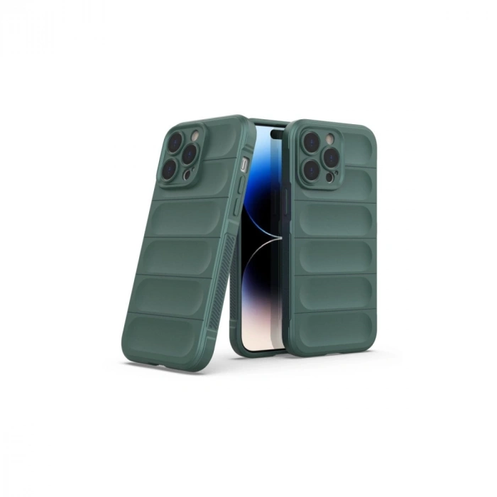 HERŞEYTREND Apple İphone 16 Pro Max Kılıf Optimum Silikon - Koyu Yeşil