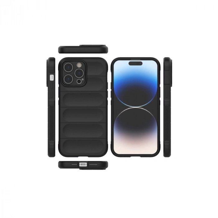 HERŞEYTREND Apple İphone 16 Pro Max Kılıf Optimum Silikon - Siyah