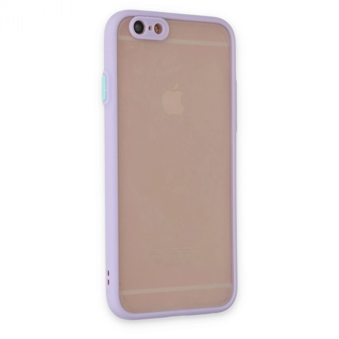 HERŞEYTREND Apple İphone 6 Kılıf Montreal Silikon Kapak - Mor