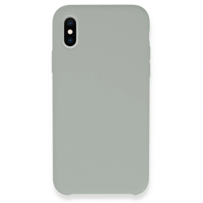 HERŞEYTREND Apple İphone Xs Max Kılıf Lansman Legant Silikon - Açık Gri