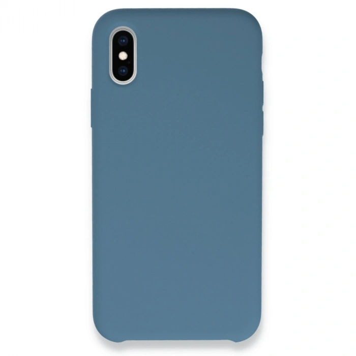 HERŞEYTREND Apple İphone Xs Max Kılıf Lansman Legant Silikon - Açık Mavi