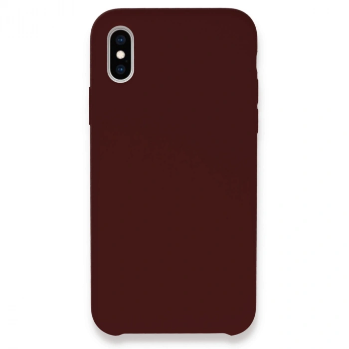 HERŞEYTREND Apple İphone Xs Max Kılıf Lansman Legant Silikon - Bordo